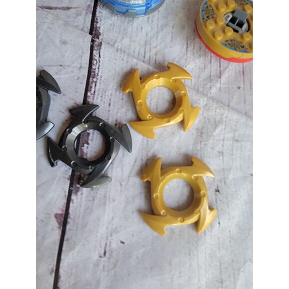 Lego Ninjago Spinner Lot Of 9 Bases And Tops - Picture 3 of 7